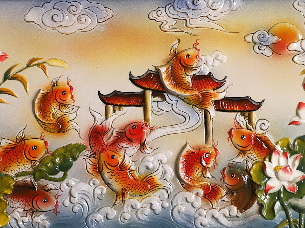 Tranh cửu ngư quần hội